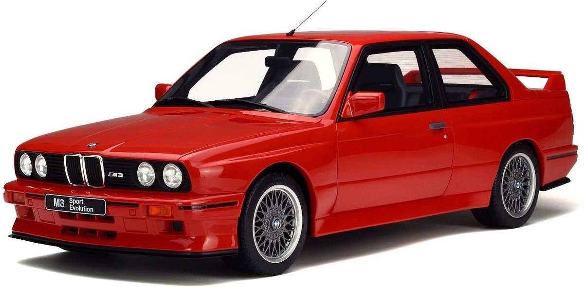 OTTOMOBILE BMW E30 M3 Sport Evolution Brillant Rood 1/12  Resin