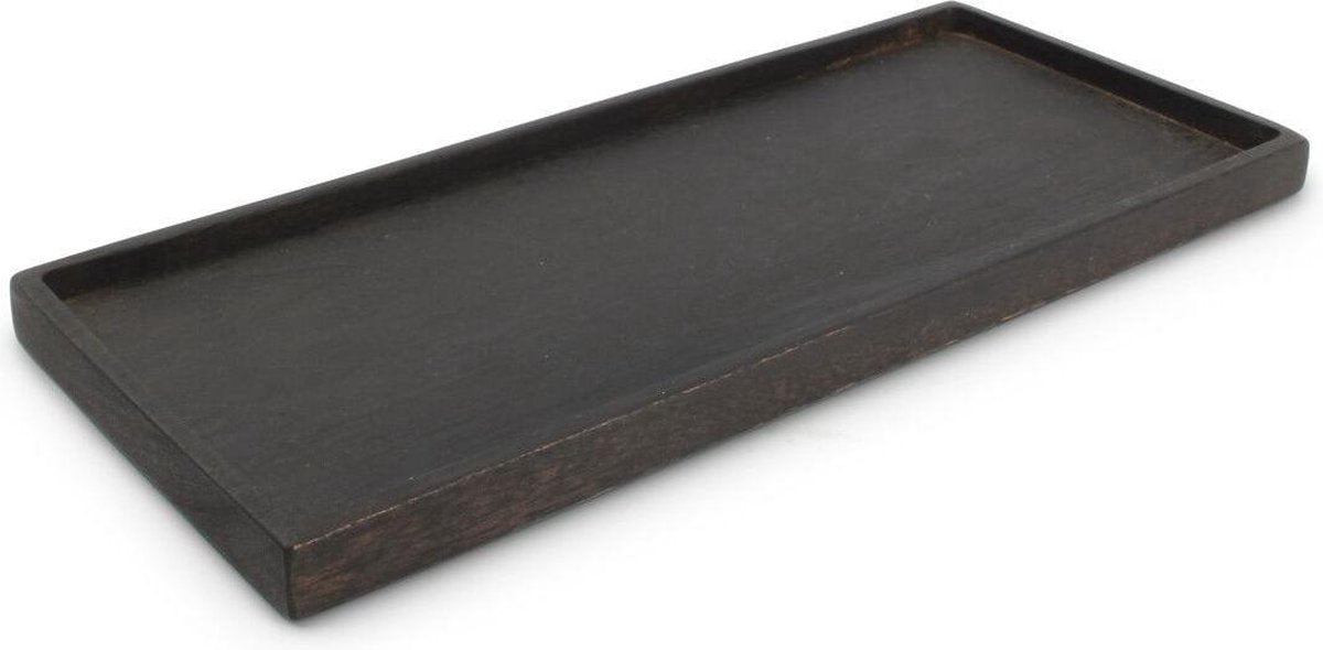 Salt&Pepper Serveerplank 30x13cm hout zwart Rural
