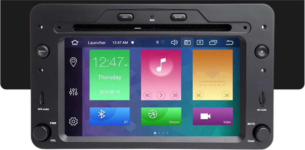 Alfa Romeo 159 2005-2013 Brera 2006-2011 Spider 2006-2011 Android 10 navigatie DVD speler Bluetooth USB WiFi SD Kaart  4+64GB