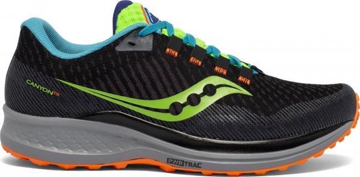 Saucony Canyon TR Heren - zwart/blauw - maat 42