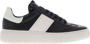 Tango | Ingeborg 30-d black leather sneaker/latte strap - off white sole | Maat: 38