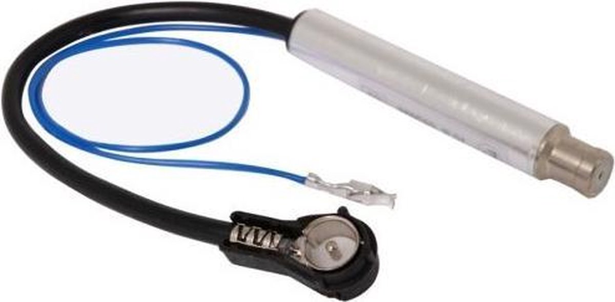 RTA ISO (m) - ISO (v) auto antenne adapter met fantoomvoeding - 0
