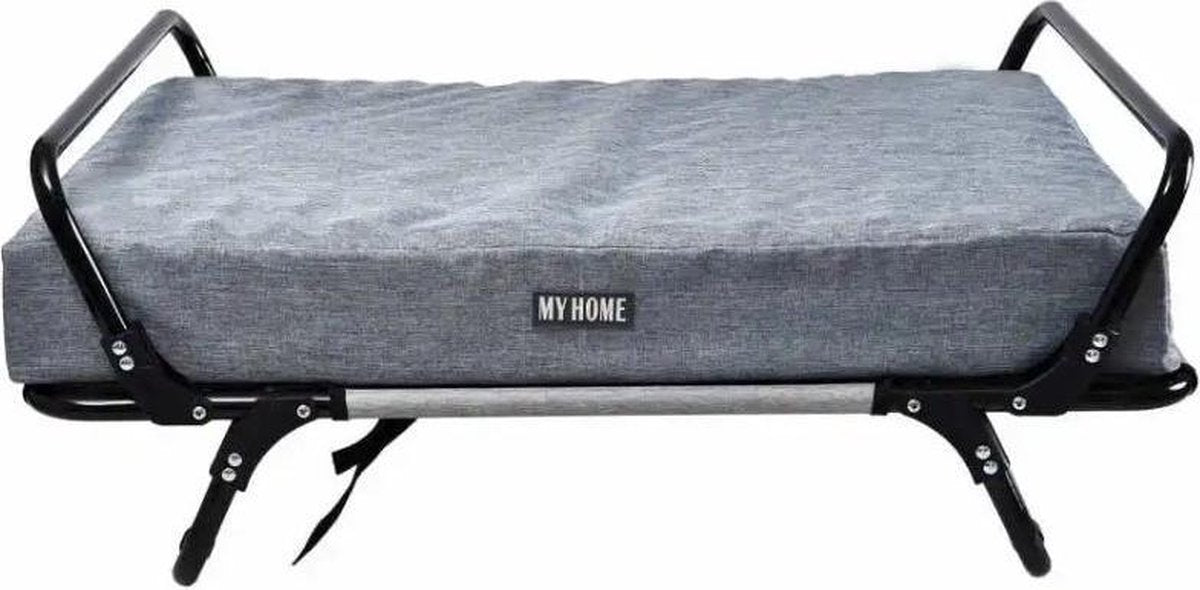 Topmast  Stretcher - Ligbed - Hondenstretcher  + kussen voor Hond of Kat - Grijs - 82 x 60 cm
