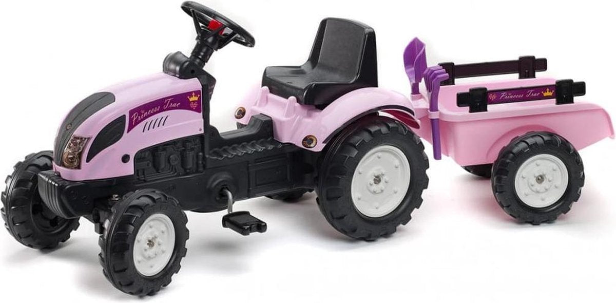 Rijdend | Tractoren & Accessoires - Tractor Pink + Acc. Set 2/5