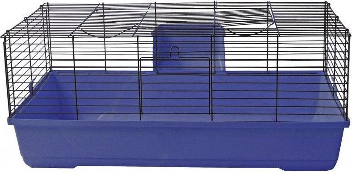 Mps konijnenkooi baldo 100 zwart/donkerblauw