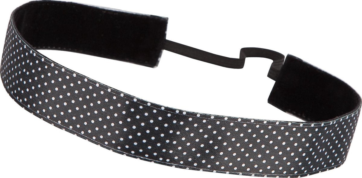 Trishaband Polka Dot Black White Small 25mm