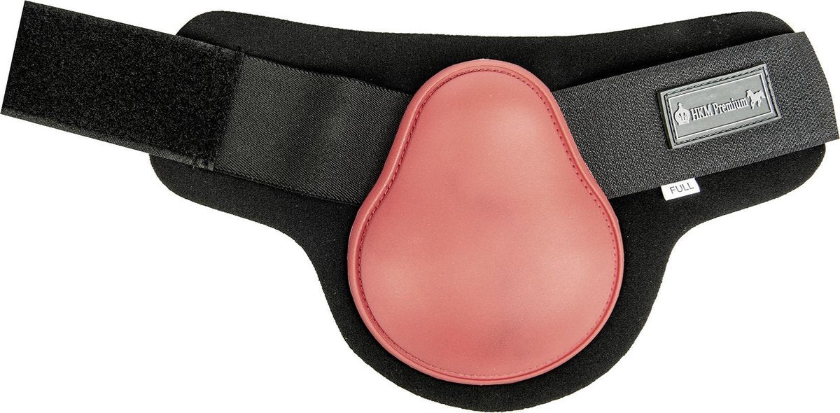 Strijklappen -HKM Premium- achterbenen rood/zwart Pony