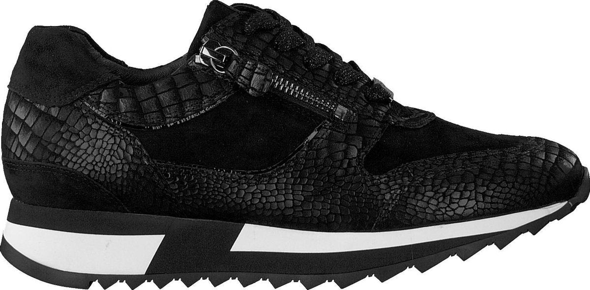 Hassia Madrid Lage sneakers - Dames - Zwart - Maat 38