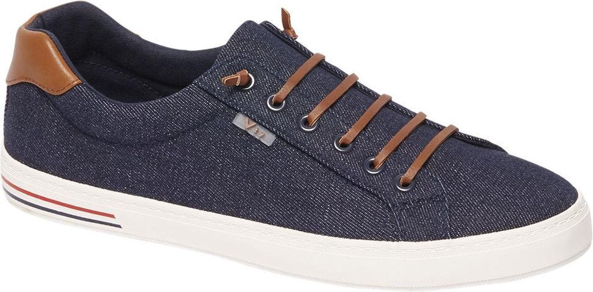 Vty Heren Blauwe jeans sneaker slip on - Maat 41