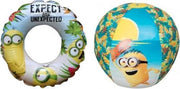 Despicable Me Minion Set | Minion | Despicable Me | Zwemband | Strandbal | Geel | Kinderen | Zwembad | Strand | Zwemmen | Water | Verschrikkelijke Ikke