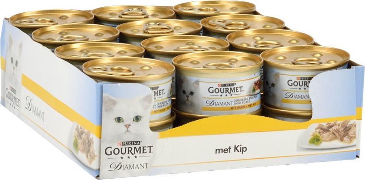 Gourmet Diamant Malse Kip 85 gram - 24 st
