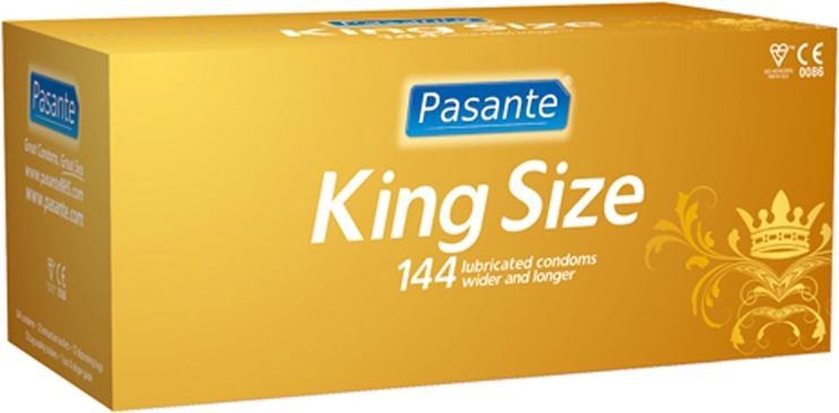 Pasante King Size - 144 stuks - Condooms