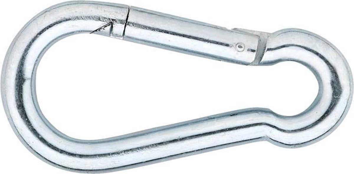 Dulimex Karabijnhaak 248-10E C-DIN 5299 verzinkt 140 x 12mm 8000.002.4512 (Prijs per 5 stuks)