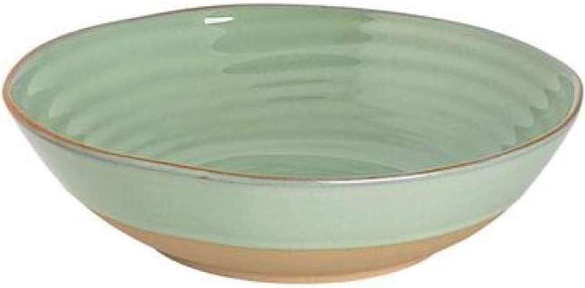 Palmer Dublin set 6 Diep bord 22cm Groen Stoneware 531003