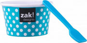 Zak!Designs Dotty Ijsschaaltje - Incl. Lepel - Melamine - Ø 8 x 5