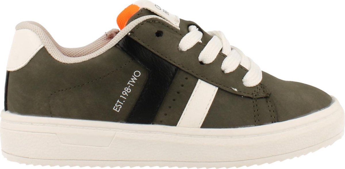 Sprox Sneaker Laag Jongens Maat 28/34 Met Functionele Rits - Kaki | 33
