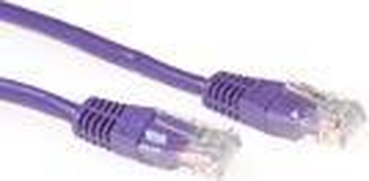 ACT CAT6 UTP patchkabel paars Lengte: 15.00 m