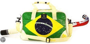 Brabo Flags Deluxe Brasil Schoudertas - Sporttas - Beige