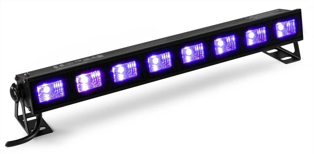 8X3W LED UV BAR Blacklight - Glow in the dark