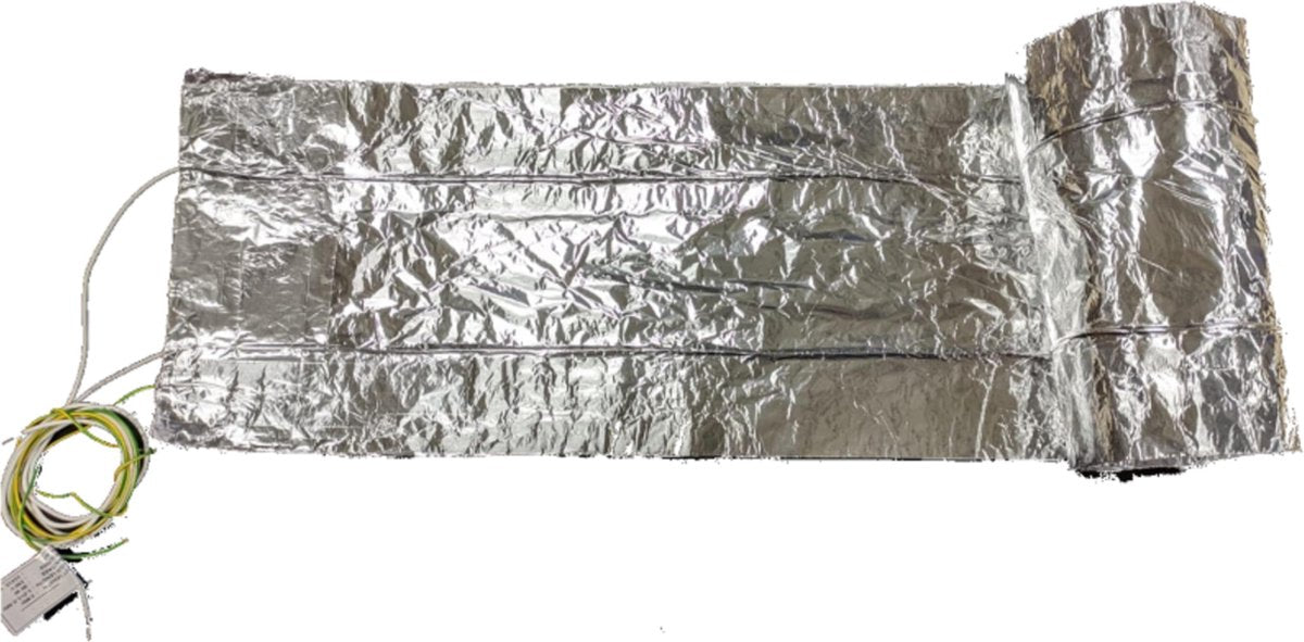 DIHS wand plafondverwarming alu 30cm x 150cm 230Vac 90W