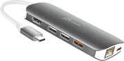 j5create JCD384 USB-C Multi Adapter HDMI /VGA/Ethernet/USB 3.1 SD & MicroSD/PD 3.0