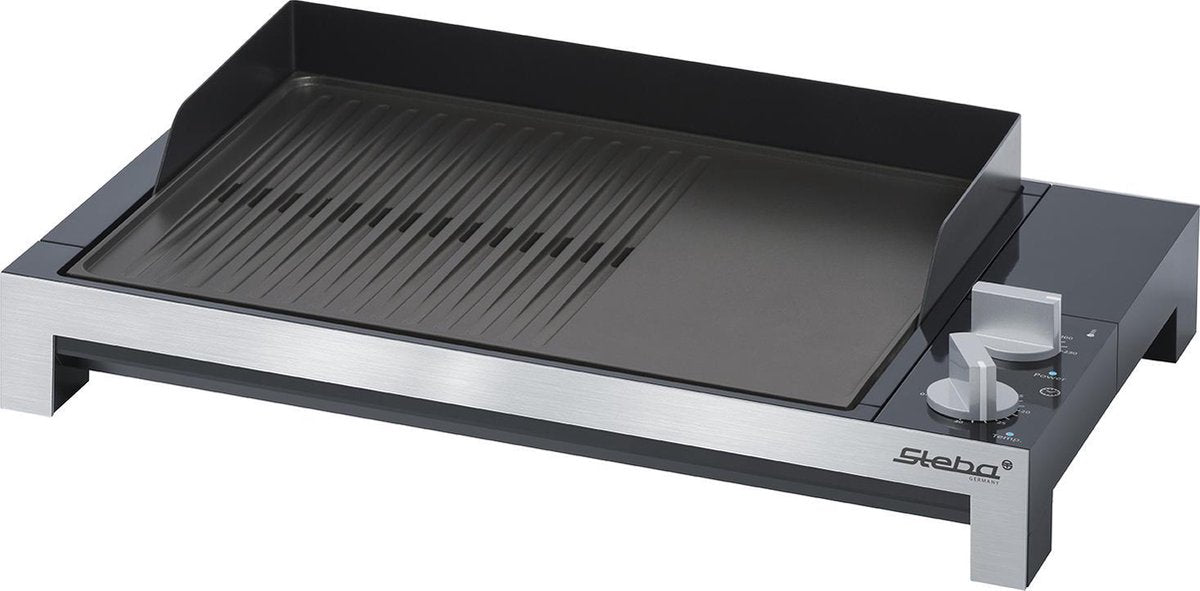 Steba TG1 - Elektrische Barbecue - Tafelgrill - Teppanyaki - 37x30 cm - Zwart