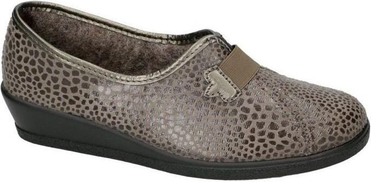 Rohde -Dames -  taupe - pantoffels - maat 37