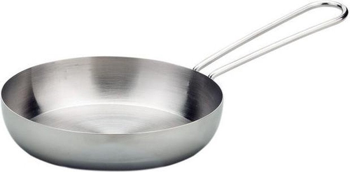 Glückskäfer Koekenpan 12 Cm Blank Staal