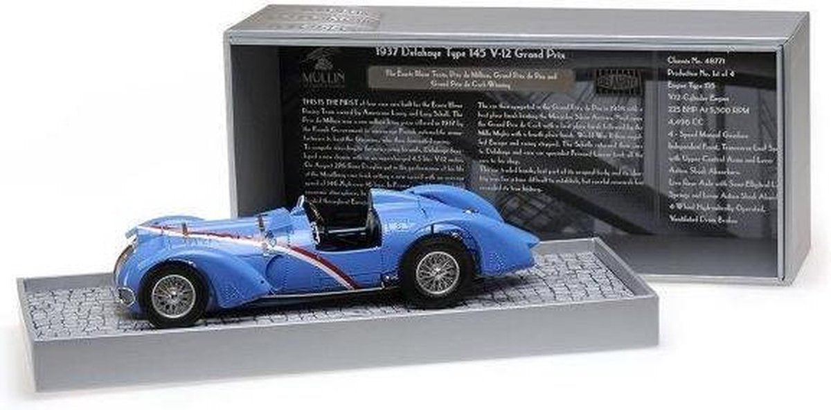 Delahaye Type 145 V-12 Grand Prix 1937 - 1:18 - Minichamps