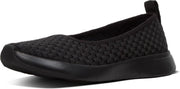 FitFlop™ Stripknit™ Ballerina Zwart - Maat 36