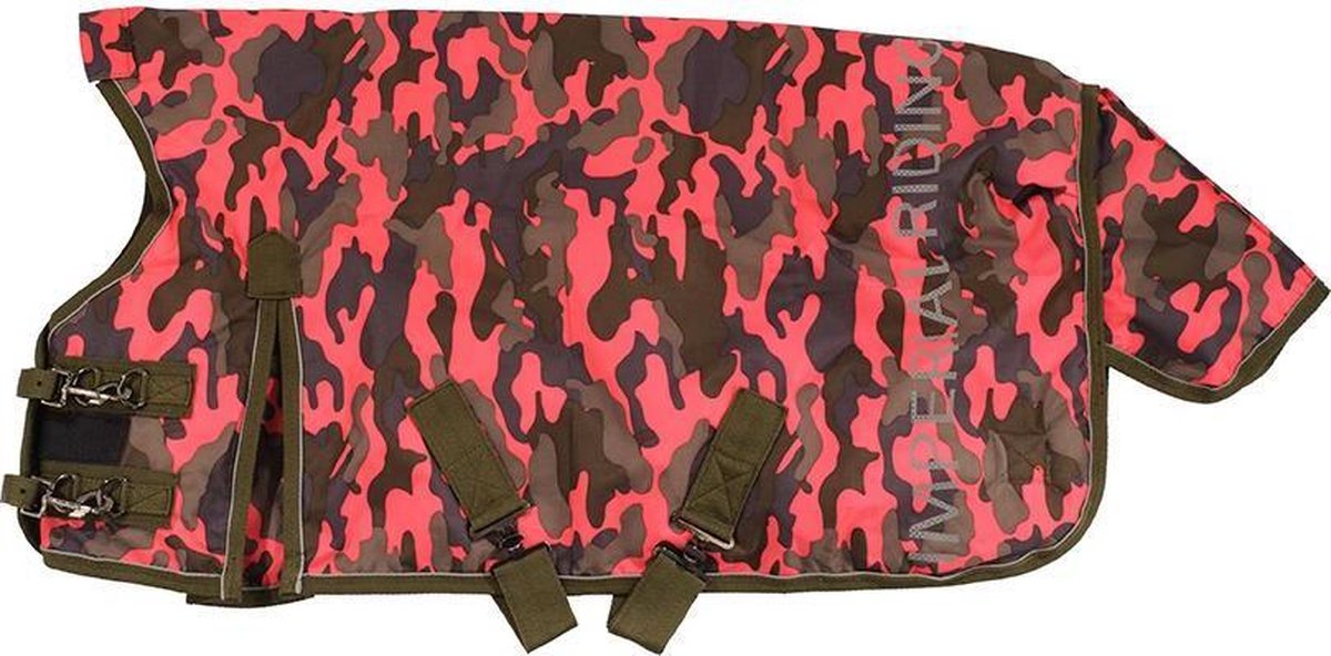 Imperial Riding Outdoordeken 400gr Army Pink 135 cm