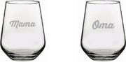 Gegraveerde drinkglas 42