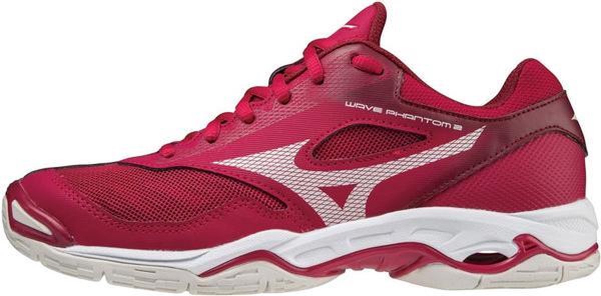 Mizuno Wave Phantom 2 Dames - rood/wit - maat 42.5