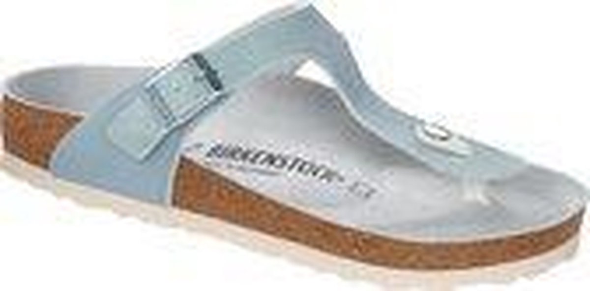 Birkenstock - Gizeh Washed Metallic Mineral regular - maat 43