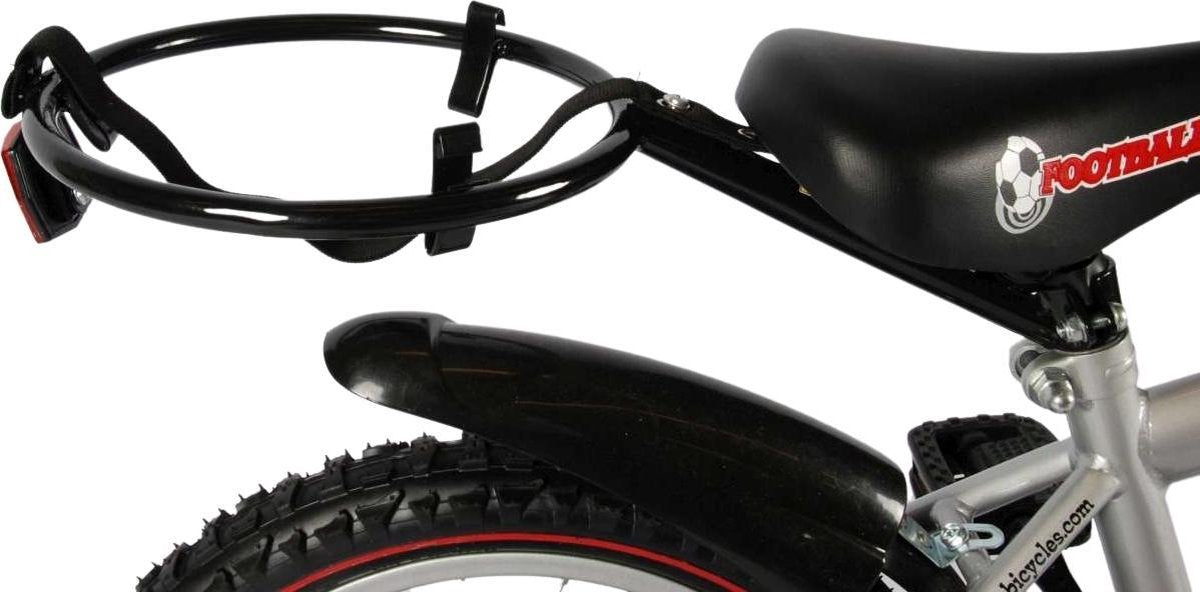Voetbalhouder - Voor fietsen vanaf 16 inch - Zwart