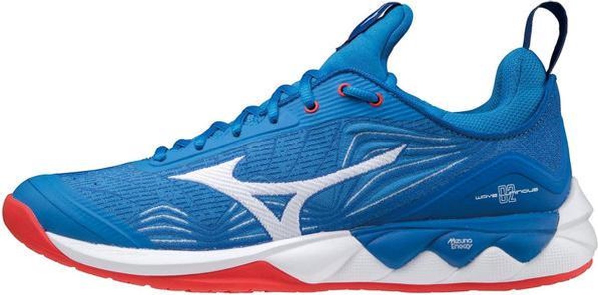Mizuno Wave Luminous 2 - blauw/wit/oranje - maat 44.5
