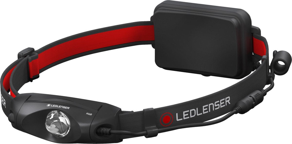 Ledlenser H4R hoofdlamp - Oplaadbaar - 250 lm - Wide Beam - Rood achterlicht