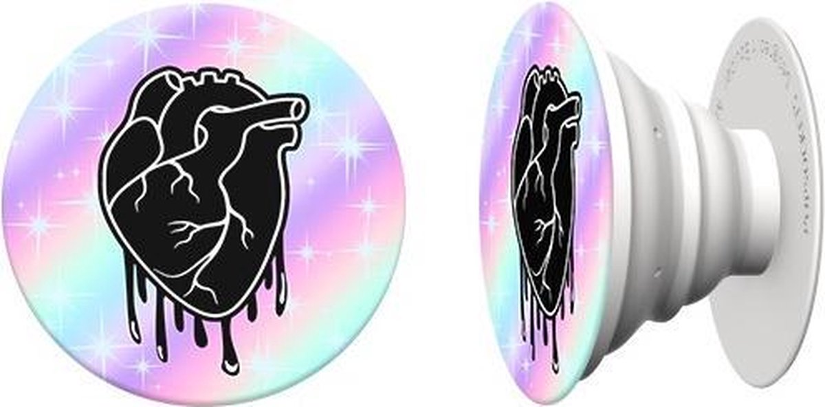 PopSocket black Heart white