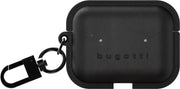 Bugatti Venezia Airpod Pro Lederen Case - Opbergcase Zwart