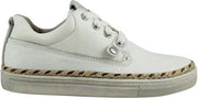 Braqeez 418235-500 Meisjes Veterschoenen - Maat 38 - Wit - Veterschoenen -  Leer - Veters - Kinderschoenen