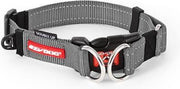 EzyDog Double Up - Hondenhalsband dubbele ring - L - Grijs