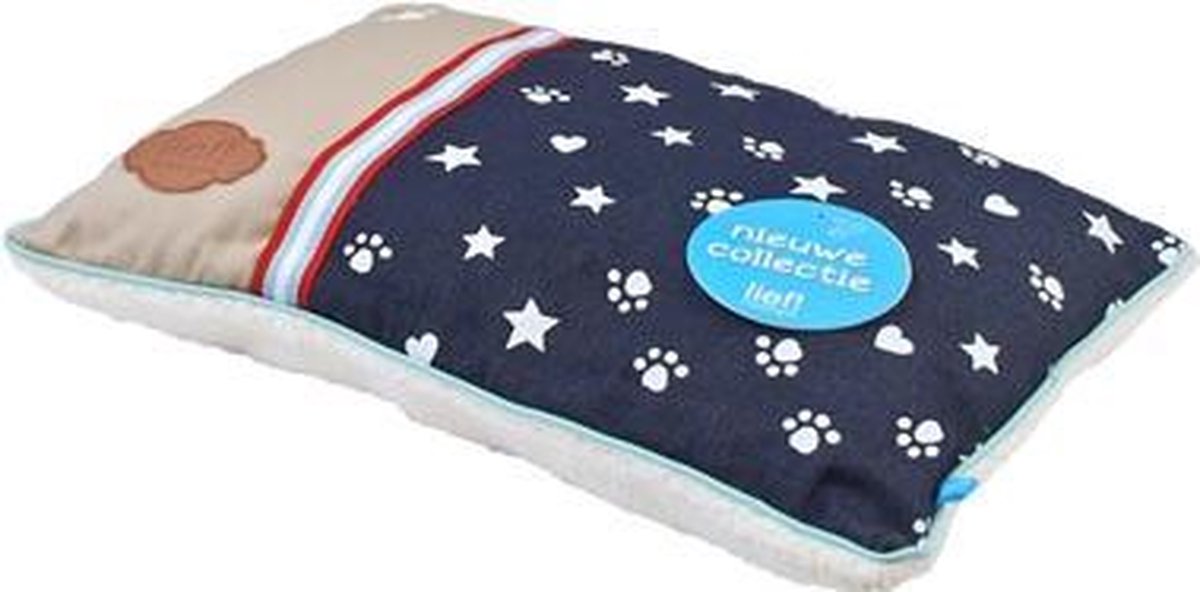Lief! kussen 2 zijdig unisex 47x32cm