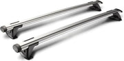 Tesla Model S Dakdrager Zilver 2012 - mei 2015 Yakima Whispbar Through Auto Exterieur Accessoires