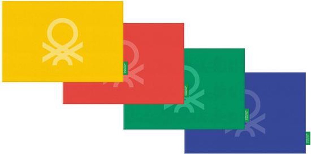 SET 4PC placemats 30x45cm POLIPROPILENO BENETTON