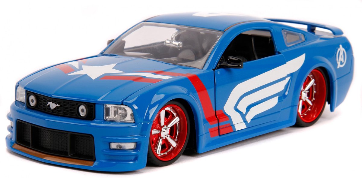 Jada Toys - Marvel Captain America - Speelgoedvoertuig - Die-cast
