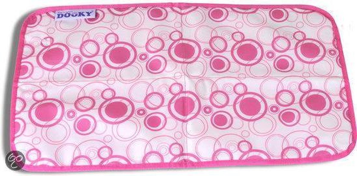 Dooky - Verschoonmatje - Roze Circles