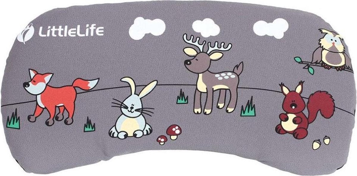 Littlelife Gezichtskussen Rugdrager 24 Cm Polyester Grijs
