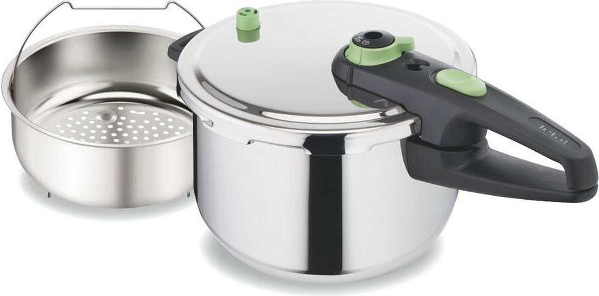 Tefal Sensor 4 P20507 - Snelkookpan 6 Liter met stoommandje
