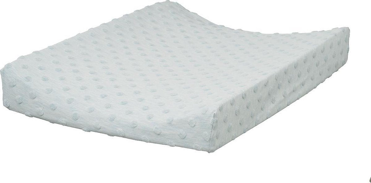 Cottonbaby Aankleedkussenhoes Dot 3d melee lichtblauw