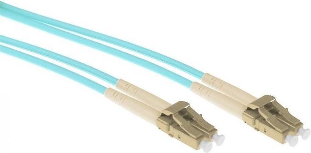 ACT 1 meter LSZH Multimode 50/125 OM3 glasvezel patchkabel duplex met LC connectoren RL9601